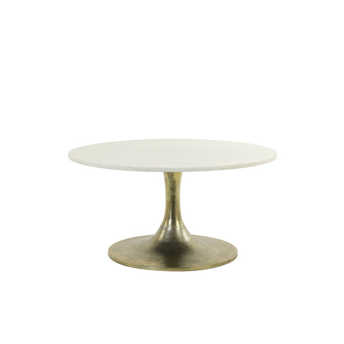 Light & Living tafel  - wit - 76x76x36 cm
