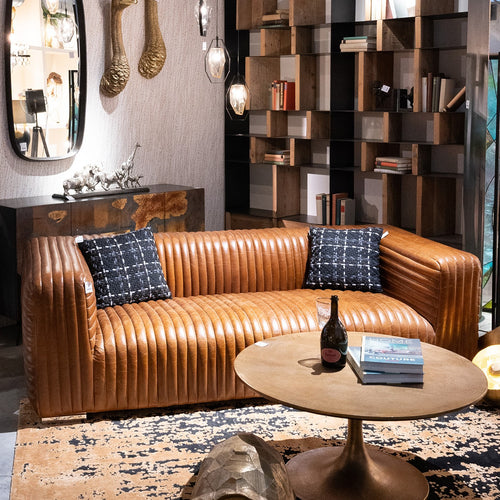 Kare Design Sofa Malibu 3-Zits leer