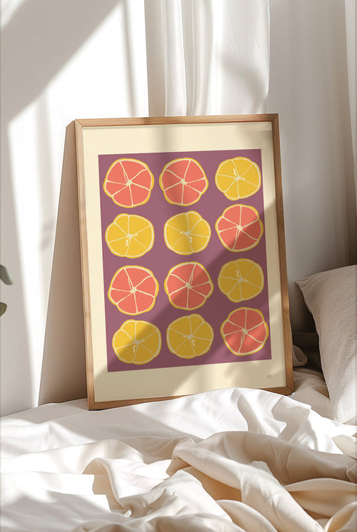 Anna Mörner - Lemons & Grapefruit - PSTR studio Kunst Poster - vtwonen shop