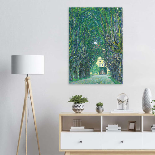 Artfulprints  Gustav Klimt - Avenue of Schloss Kammer Park   poster A4 21x29.7 cm - vtwonen shop