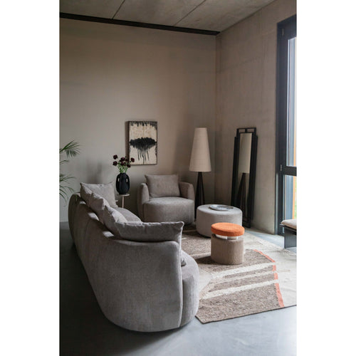 Dutchbone Rocca 4,5-zitsbank Cappuccino - vtwonen shop