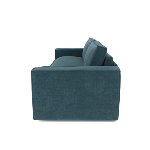 Sia Home - Rechte slaapbanken JOAN - Fluweel - Oceaanblauw - 214cm - vtwonen shop