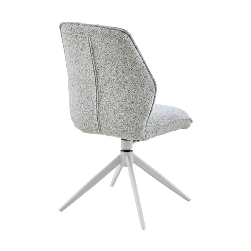 Starfurn eetkamerstoel Hera - grijs - 63x63x83cm - Set van 2