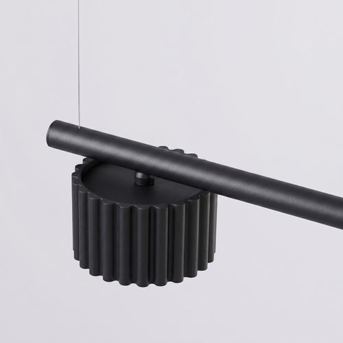 Sollux Lighting Kroonluchter AURA 4 zwart Gx53 - 122x10x208cm