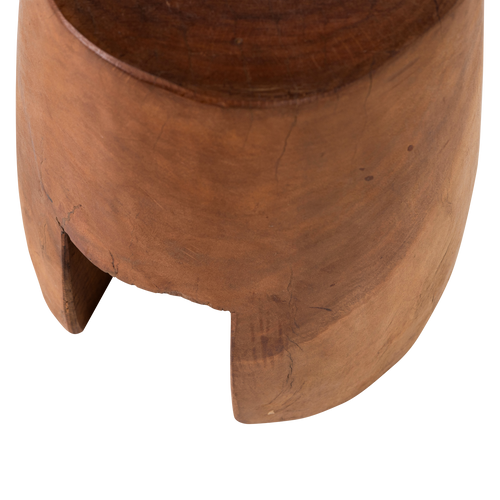 WOOOD kruk Viri - Hout - Naturel - 25x22x22