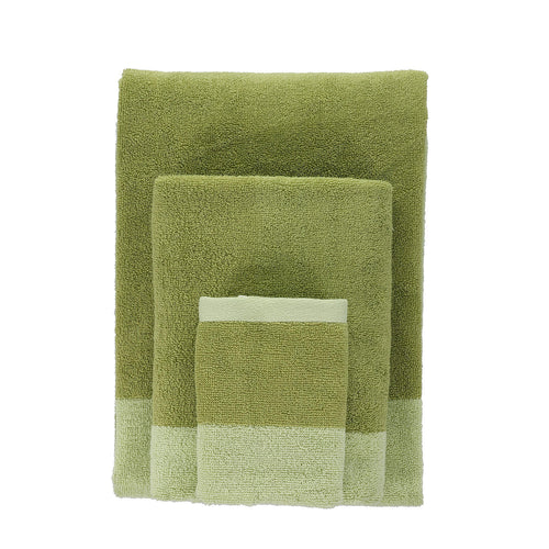 Ona - Badhanddoek 70x140cm pistachio green Pixie - Set van 2