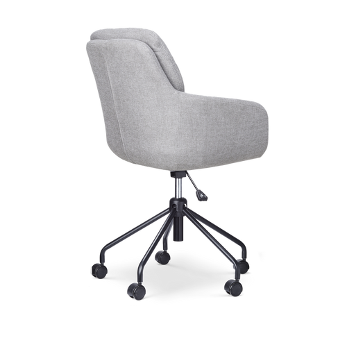 Nolon Nout-Mia Bureaustoelen Set van 2 - Beige - Zwart Onderstel