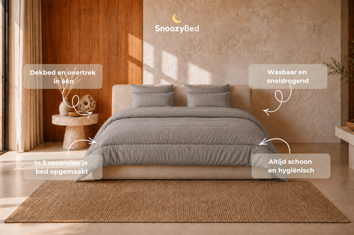 SnoozyBed - Dekbed zonder overtrek - Granite - 240x200cm