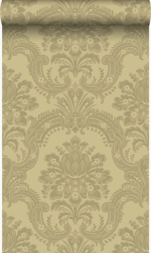 Origin Wallcoverings behang ornamenten licht glanzend goud - 53 cm x 10,05 m - 346526 - vtwonen shop
