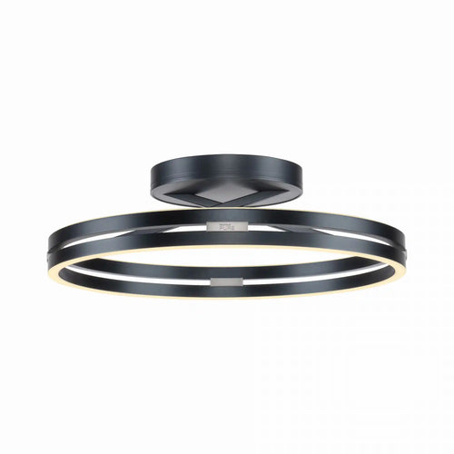 Neuhaus PURE plafondlamp Loop - 2 lichts - 60  x 17.8   cm - antraciet