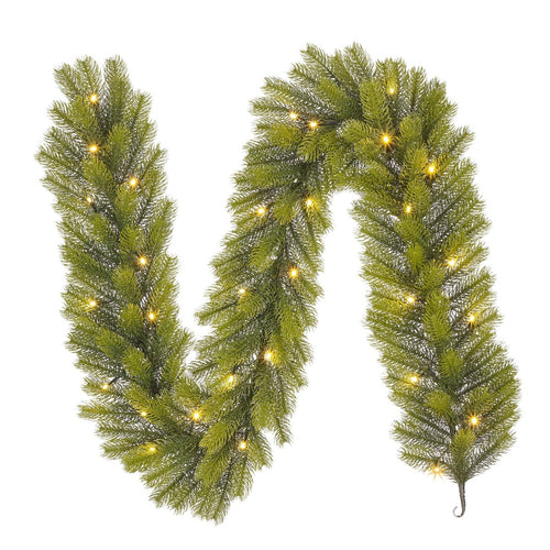 Black Box Trees Nagoya Guirlande met LED Verlichting - Kerstversiering voor Sfeervolle Decoratie - Kerstslingers met 30 Warmwitte LED's - Decoratie
