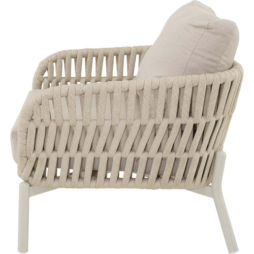 Lesli Living bistrostoel Burgos - beige - 80x84x66,5cm - set van 2