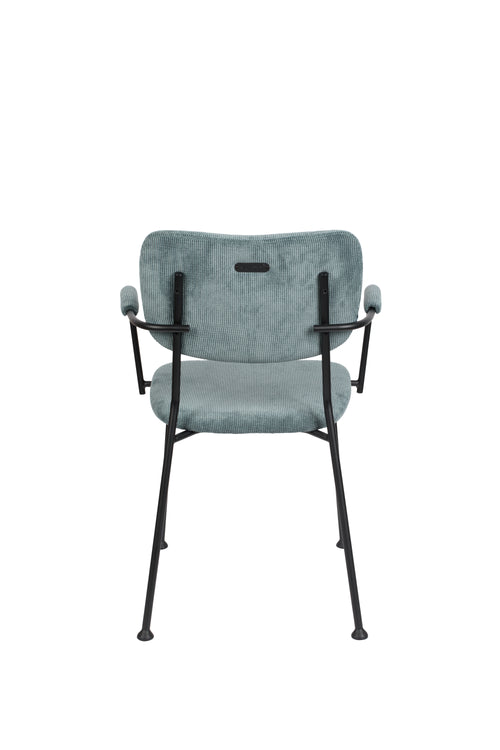 Zuiver Benson Armstoel Grijs Blauw - Set van 2 - vtwonen shop