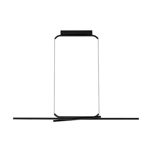 Nova Luce AKRO Hanglamp voor aan het plafond, matzwart, Triac dimbare LED 41W 2253lm 2700-3000-4000K CCT