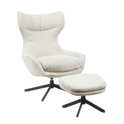 Starfurn  fauteuil Liv - taupe - 85x77x108cm