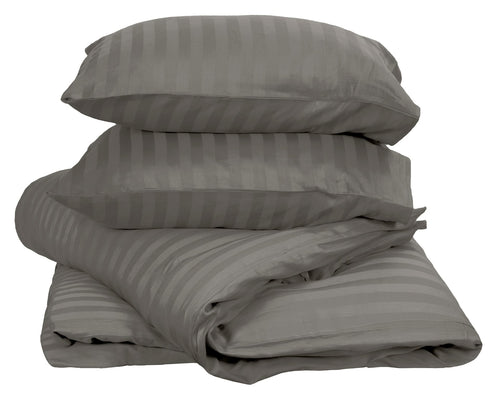 Ten Cate dekbedovertrek - 100% katoensatijn - 140x200/220 - taupe