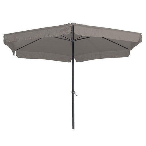 Garden Impressions stokparasol Delta taupe Ø300 cm met 40 kg Cosmo voet en hoes - vtwonen shop
