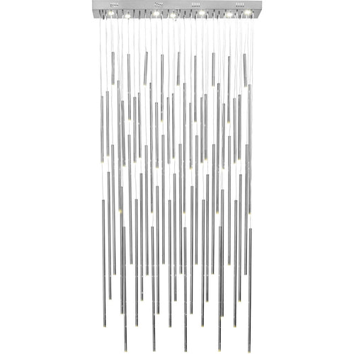 Kare Design Hanglamp Living Vegas Deluxe chroom