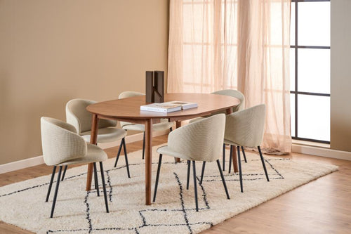 Rebellenclub Eetkamertafel Kristiansand - ø115 cm - Walnoot