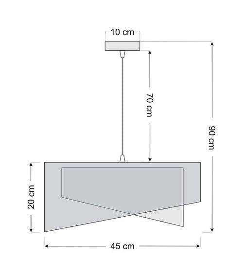 bpskoncept hanglamp Galaxy Auric - Ø45 cm