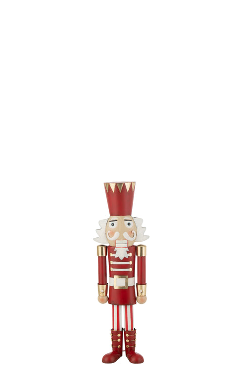 J-Line figuur Notenkraker - ijzer - goud/wit - medium - vtwonen shop