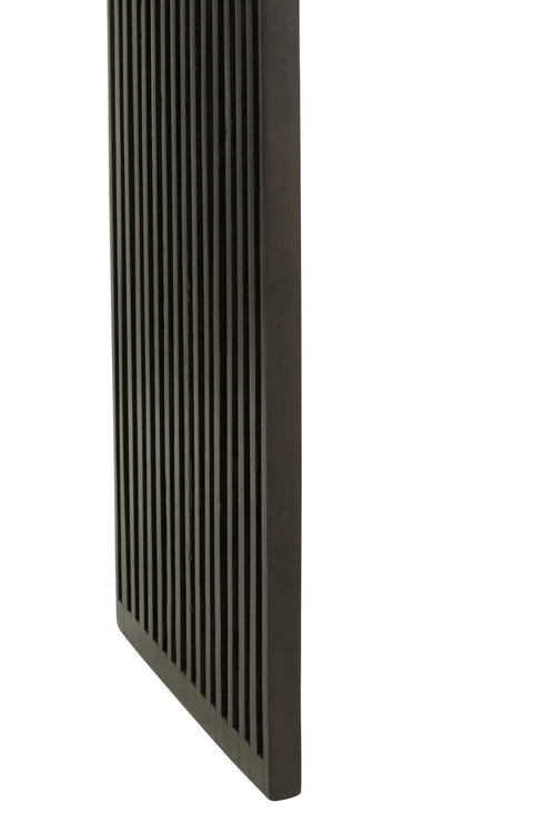 J-Line console Met Schap - hout - zwart - 2 stuks