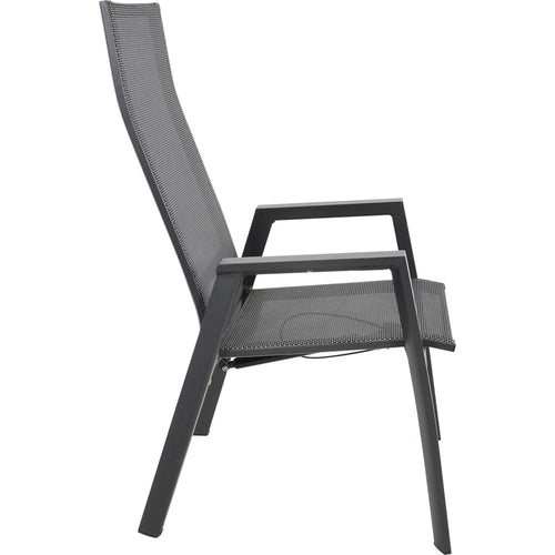 Lesli Living bistrostoel Amir - grijs - 59,5x70x112cm