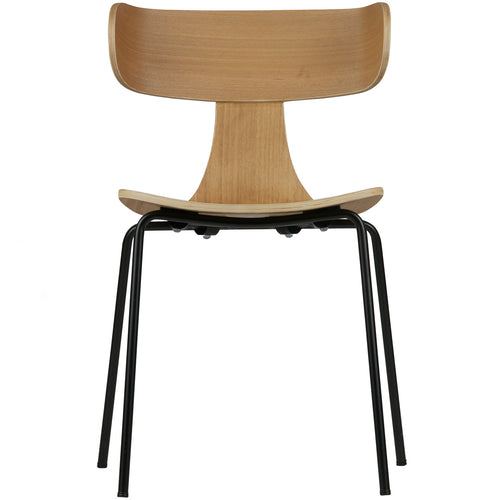 WOOOD eetkamerstoelen Form - Hout - Naturel - Set van 6