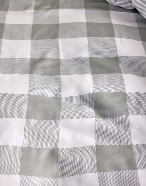 Essenza Chess dekbedovertrek - Lits-Jumeaux XL – 260x200/220 cm - Dusty green