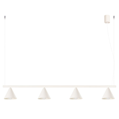 Sollux Lighting Kroonluchter NOX 4L beige - 122x14x215cm