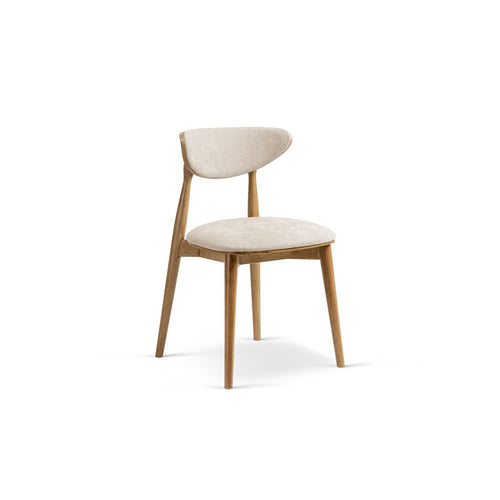 Set van 2 stoelen Rina chenille beige - 48x47.5x79cm