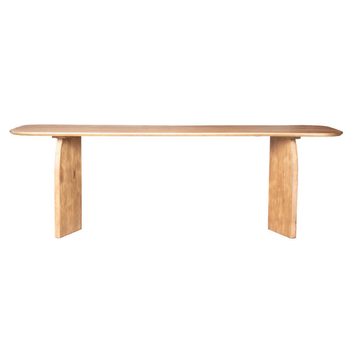Giga Meubel Eettafel Dalarna - Deens Ovaal Naturel Hout - 280x100x76cm