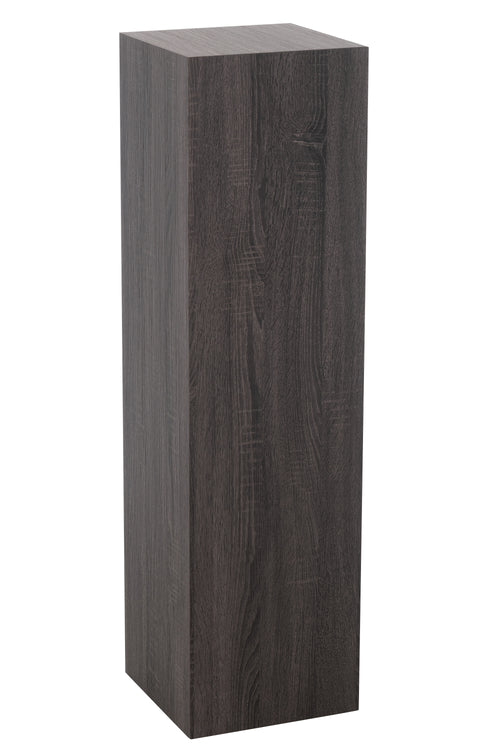 J-Line sokkel Rechthoekig - hout - grijs - large