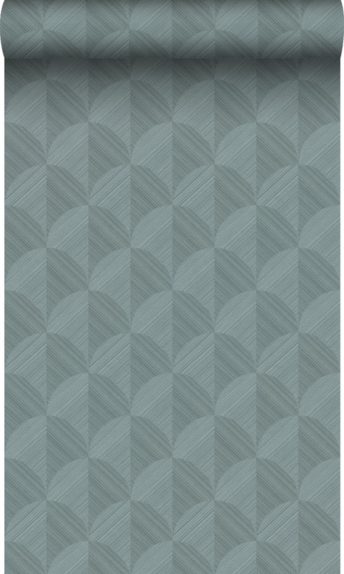 Origin Wallcoverings behang 3D-motief vergrijsd blauw - 50 x 900 cm - 347990 - vtwonen shop