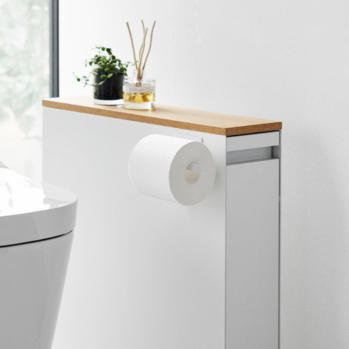 Yamazaki Tower Toiletrolhouder magnetisch - Wit - vtwonen shop