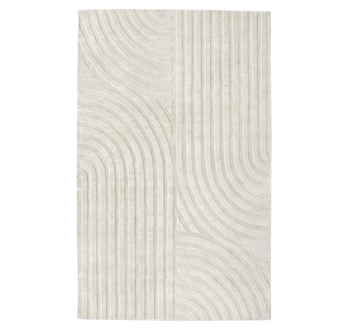 Sia Home - Rechthoekig tapijt Dana - viscose gebroken wit 300cm