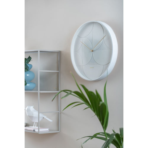 Karlsson wandklok Echelon Circular - wit - Ø40cm - vtwonen shop