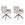 Home Deluxe ALUNA chenille eetkamerstoel met armleuningen - set van 2 beige