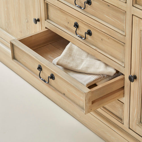 Tikamoon Grenen buffetkast 225 cm - Naturel - vtwonen shop