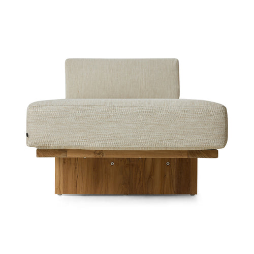 HKLIVING daybed outdoor – teak – natural