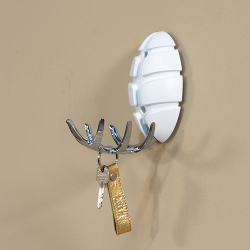 Spinder Design kapstok Bug - Wit / Chroom - 7 haken