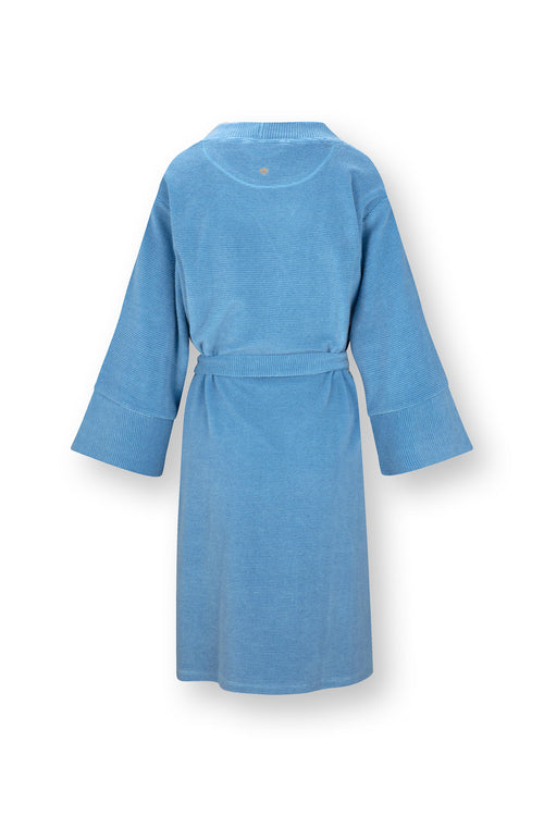 Pip Studio - Naomi Kimono - Dames - Petite Sumo Stripe - Blauw - XXL