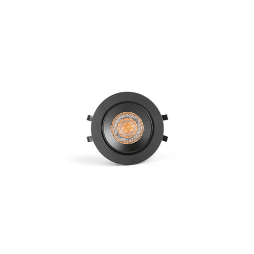 Faro Kivi Kivi Zwarte Richtbare Inbouwlamp 5W 2700K 36° IP44