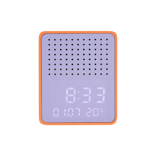 Karlsson wekker Funky Vibes - oranje - 9.5x6.5x11.5cm - vtwonen shop