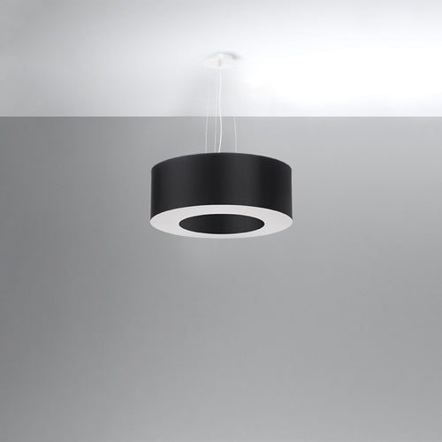 Sollux Lighting Kroonluchter SATURNO 50 zwart - 50x50x112cm