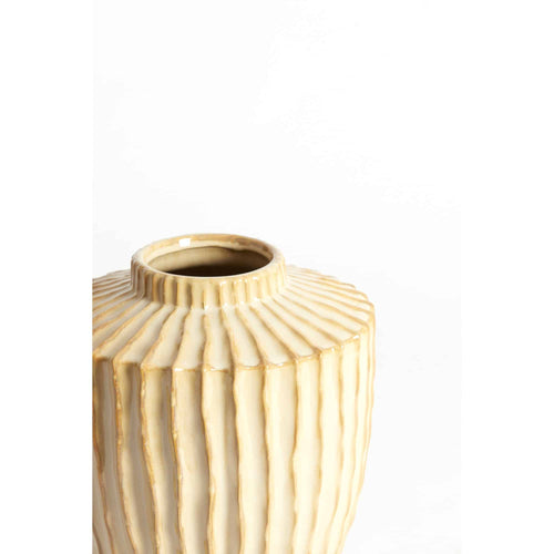 Light & Living vaas Talea - bruin - Ø25cm