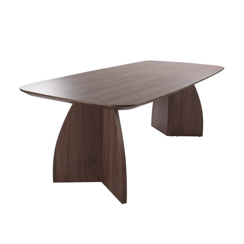 Giga Meubel Eettafel Savanah - Deens Ovaal Walnoot Fineer - 200x100x76cm