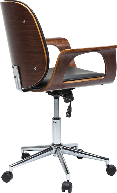 Kare Design Draaibare Bureaustoel Patron walnoot - vtwonen shop