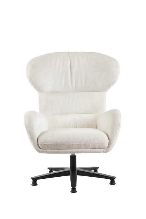 FurniLux Fauteuil Dorien Wit van de collectie bij – Luxe Comfort en Elegantie in Eén - 54 x 84.5 x 104.5cm - vtwonen shop