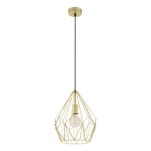 EGLO hanglamp Carlton - e27 - ø 31 cm - goud - vtwonen shop